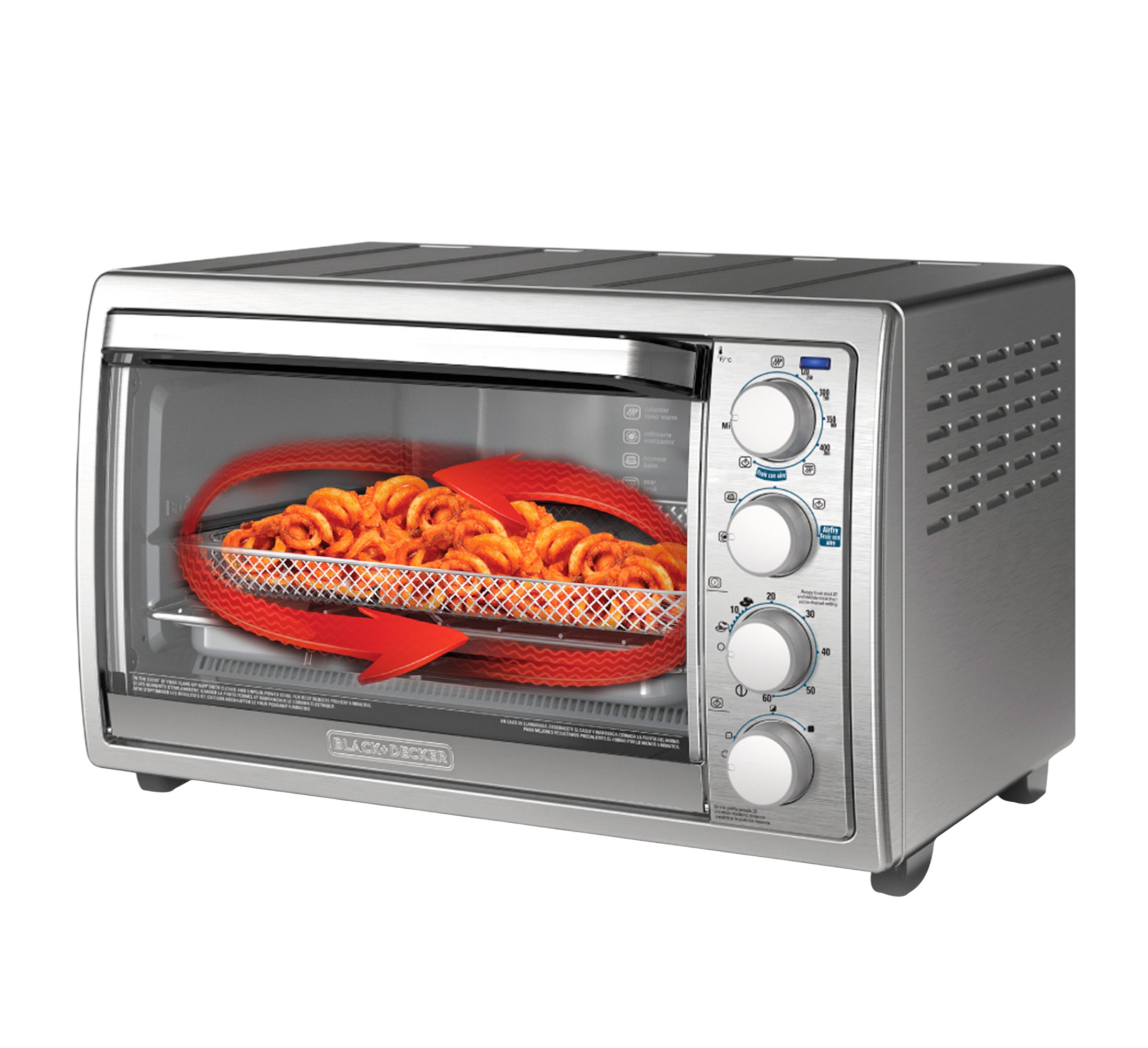 Black & Decker horno tostador eléctrico 3 en 1