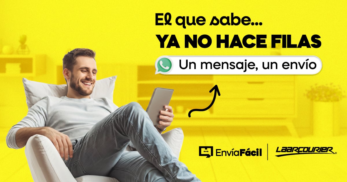 LAARCOURIER lanza “Envía Fácil”, el primer sistema con Inteligencia Artificial para gestionar paquetes desde WhatsApp.