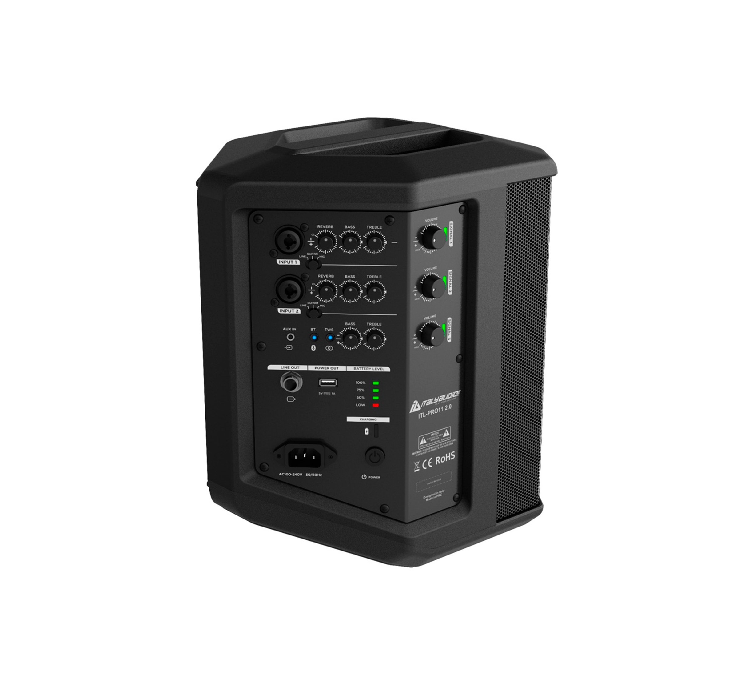 Italy audio caja amplificada 6.5 itl-pro11 2.0