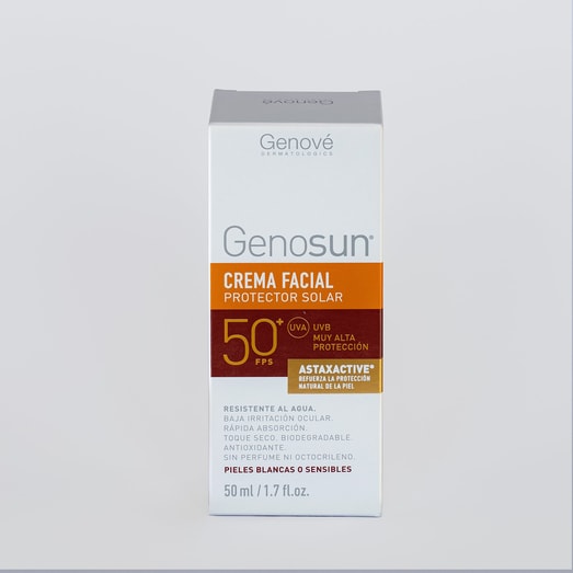 Genosun Protector Solar Crema Facial Fluido Fps50+ 50 ml