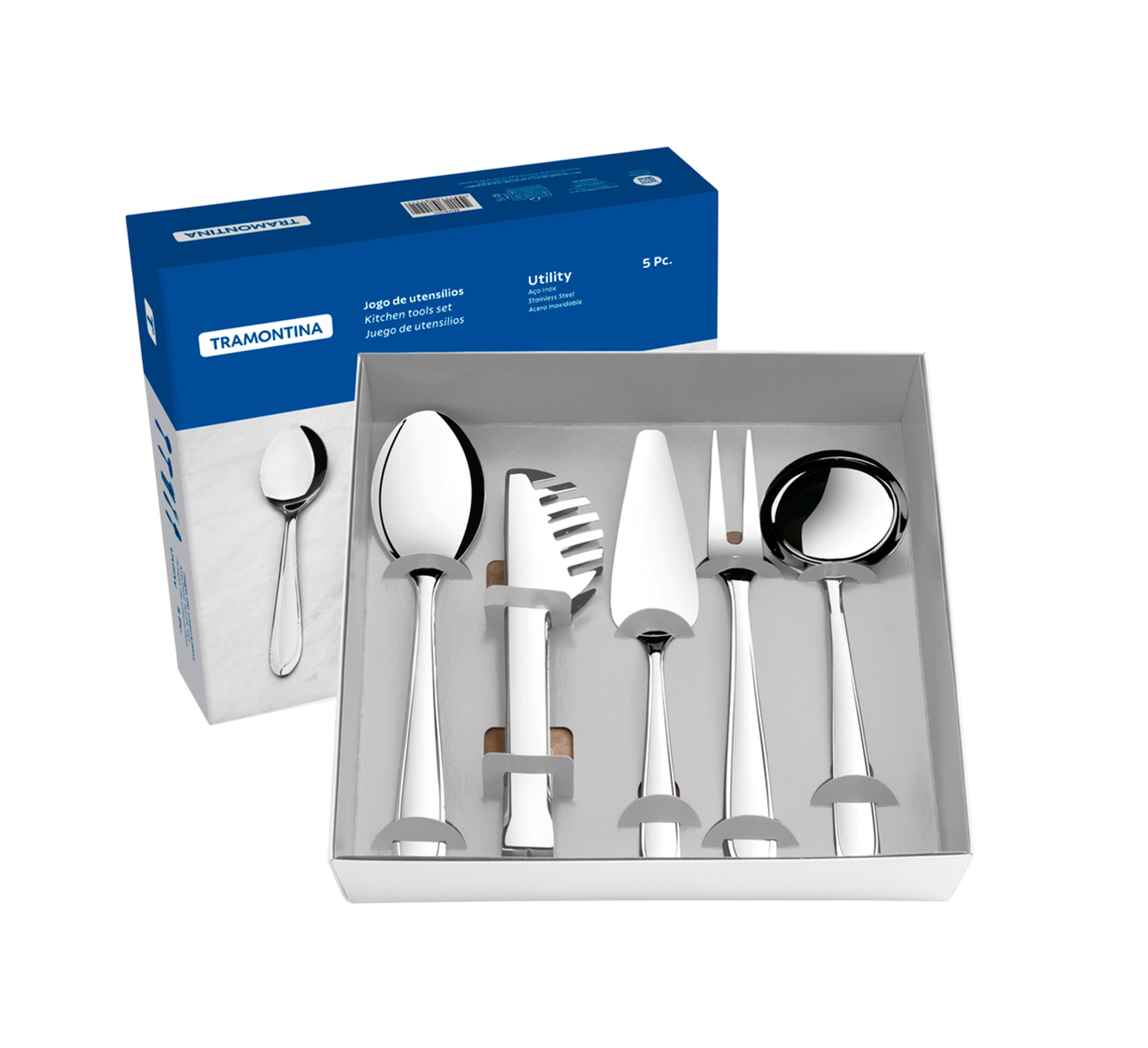 Tramontina Juego de Utensilios de Cocina 5pz