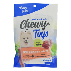 Chewitoys Snack Masticable Perro Sabor Tocino*100G