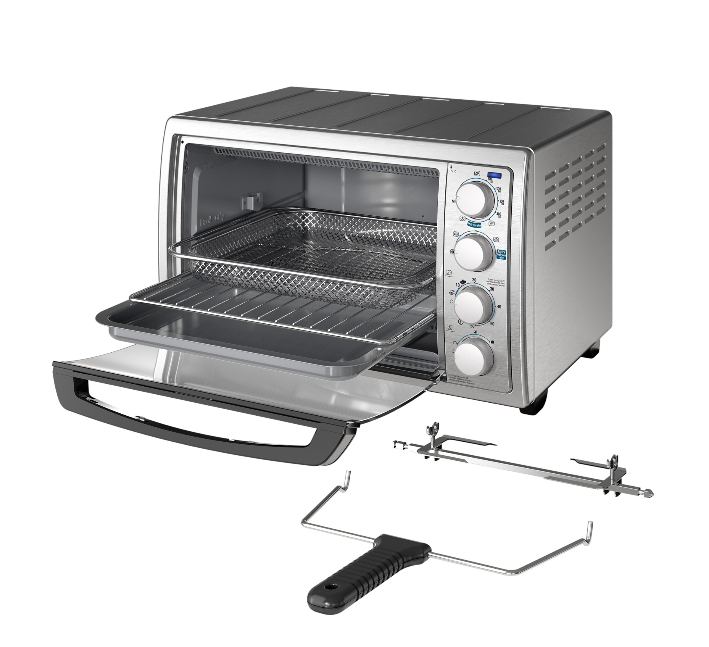 Black & Decker horno tostador eléctrico 3 en 1