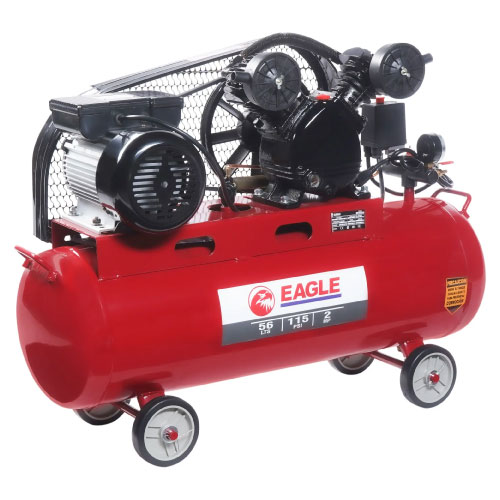 COMPRESOR ELECT. BANDA HORIZ. 2HP-56LTS 110V-115PSI EAGLE/CHI3944
