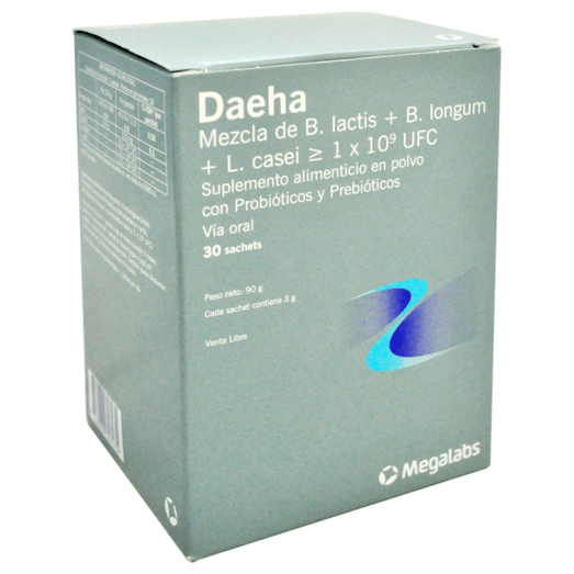 Daeha Suplemento Alimenticio Pre-Probióticos Sobres Caja 30 Unidades