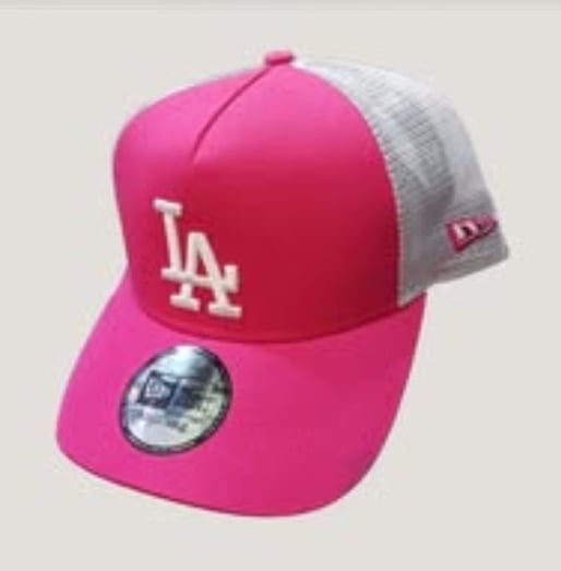 NEW ERA LOS ANGELES DODGERS TRUCKER MALLA ROSA