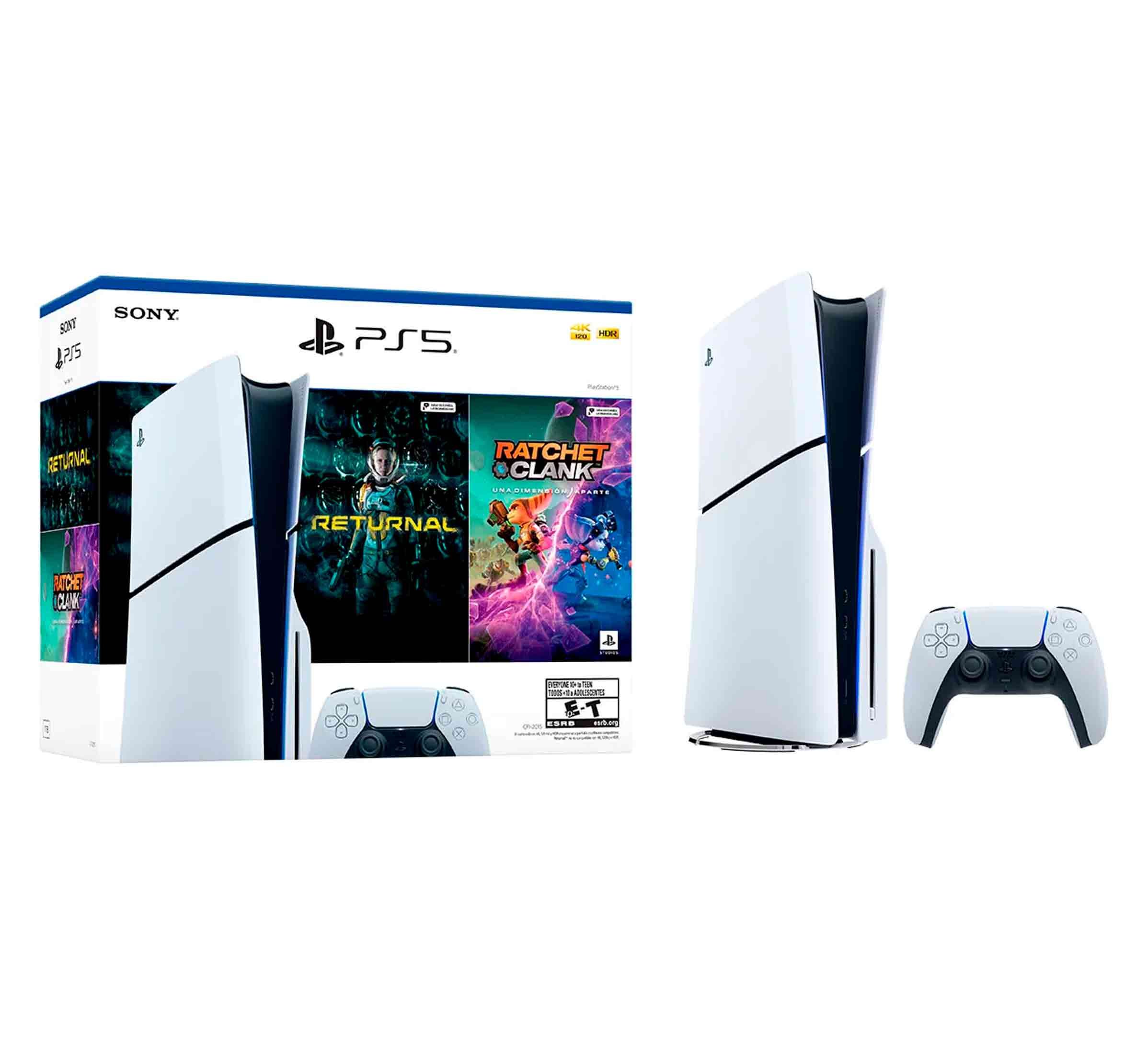 PlayStation 5 Slim │ CD │ Ratchet & Clank: Rift Apart y Returnal