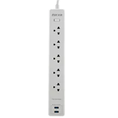FORZA SURGE PROTECTOR AC 110 220 V 5 TOMAS DE CORRIENTE UNV NEMA 2USB 5FT WH