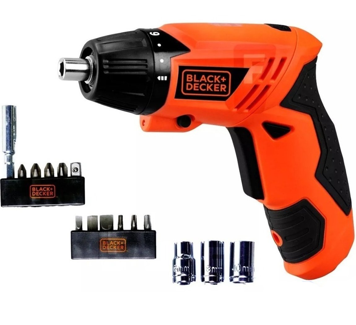 Black and  Decker Atornillador Inalámbrico 4.8v 16 Piezas