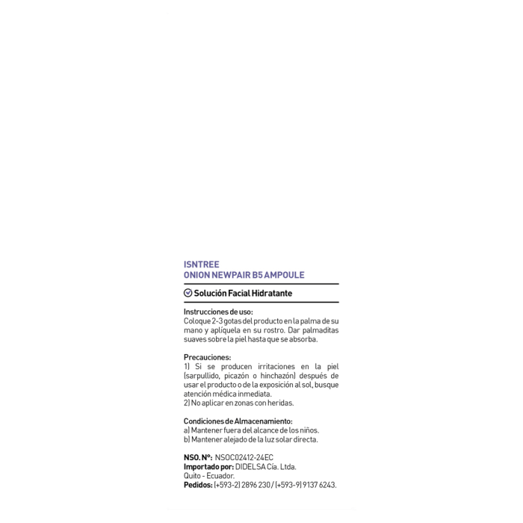 Isntree Ampoule B5 Newpair Onion 50 ml