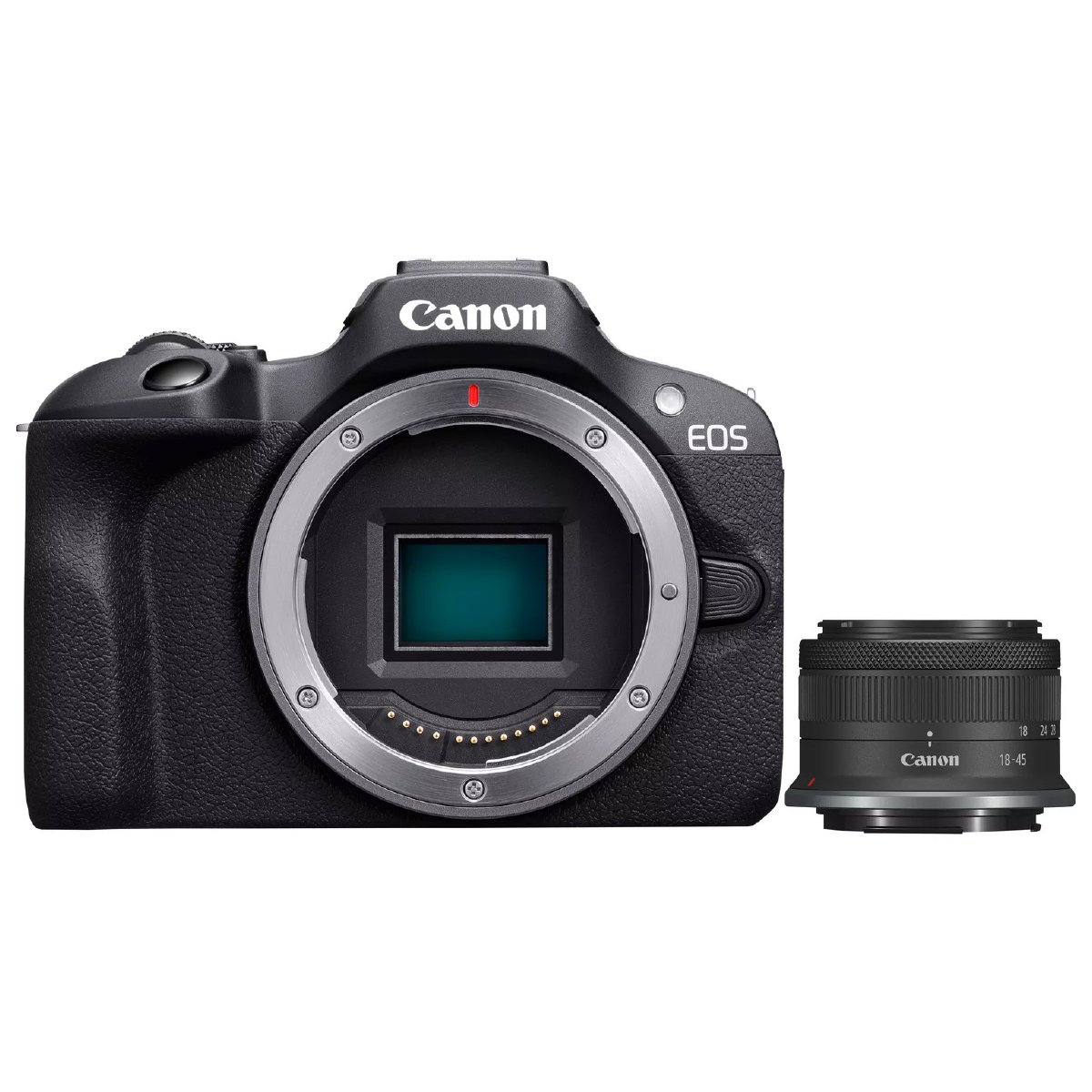 Canon Cámara EOS R100 RF-S 18-45MM F4.5-6.3  IS STM KIT