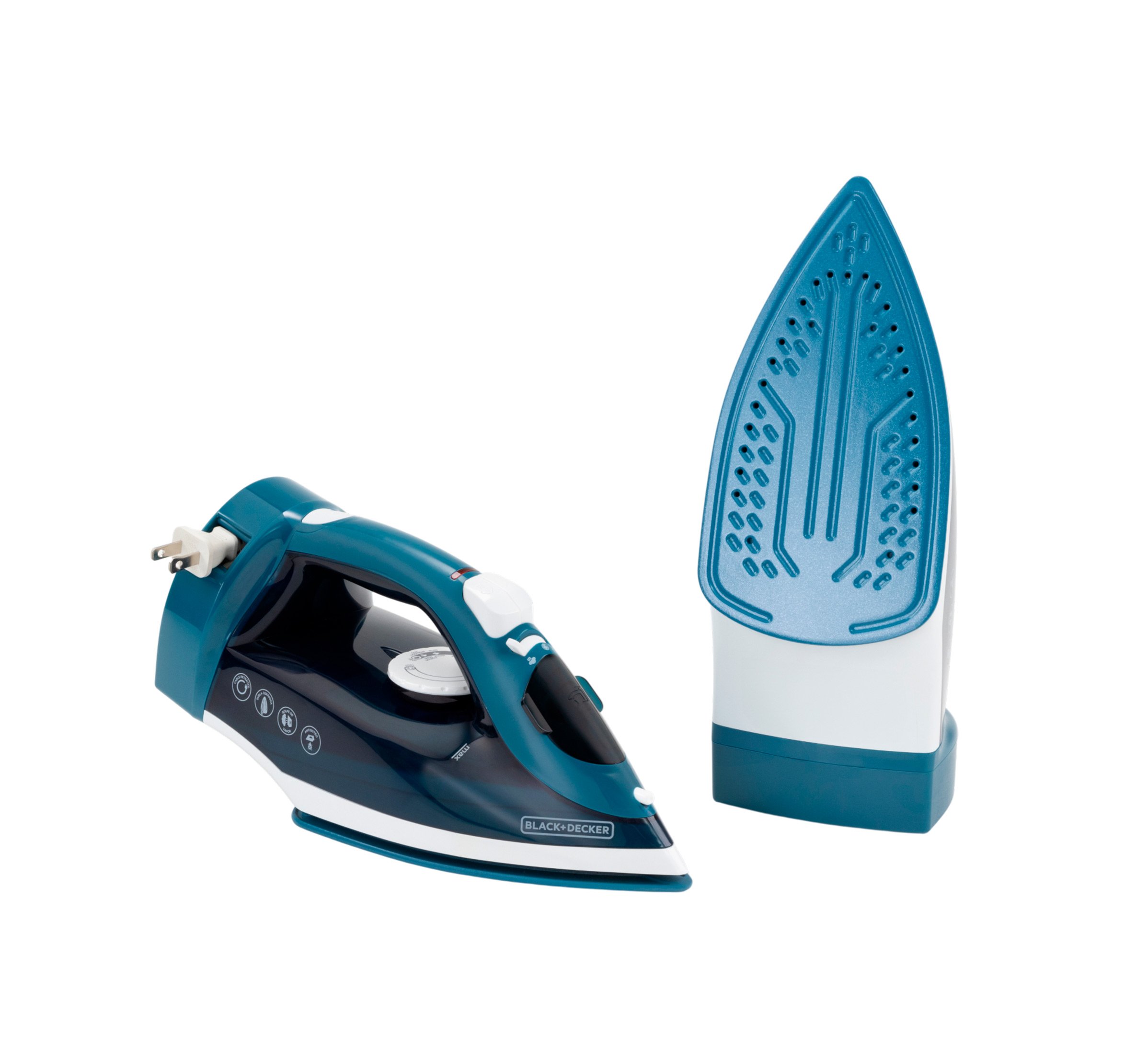 Black & Decker plancha 1200W cable retráctil de 2.4 metros