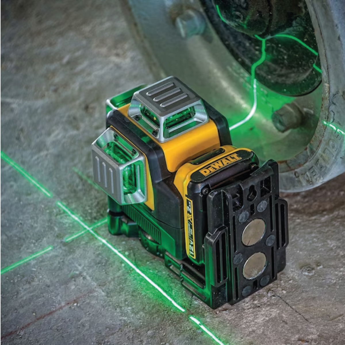 NIVEL LASER 3X360  30 50M LINEA VERDE 12V DEWALT DW089LG K