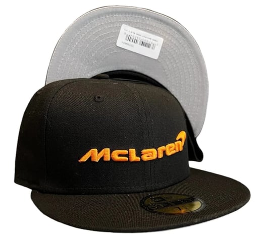 NEW ERA MACLAREN BLACK  7    7 1/4