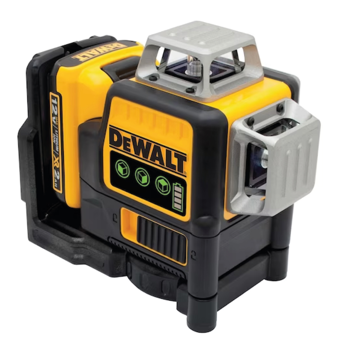 NIVEL LÁSER 3X360° 30/50M LINEA VERDE 12V DEWALT DW089LG-K