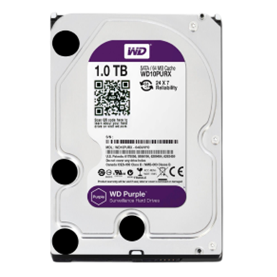 DISCO DURO INTERNO WESTERN DIGITAL PURPLE 1 TERA 24/7 PC SATA 5400 RPM