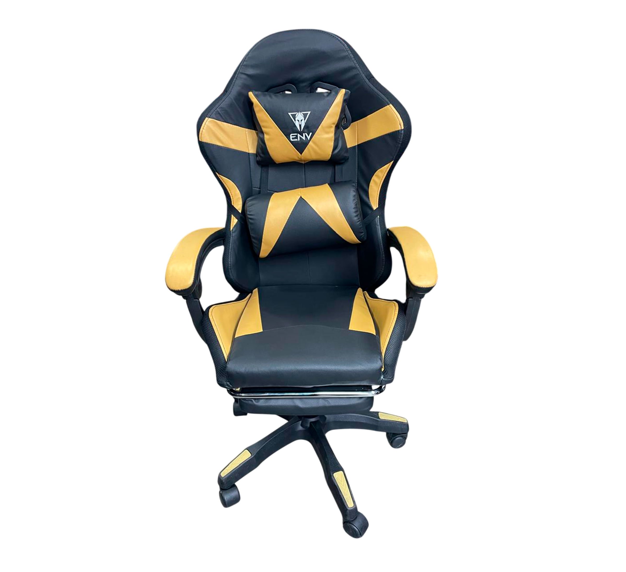 SM Silla Gamer amarillo RGB + Altavoces