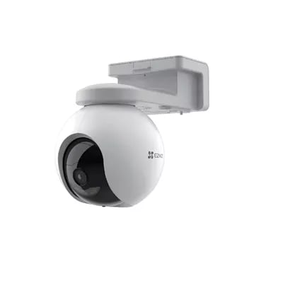 CAMARA DE SEGURIDAD EZVIZ EB8 4G 2K BIDIRECCIONAL PANORAMICA BATERIA 10400MAH V. COLOR SIRENA HASTA 512GB MICRO EB8 4G