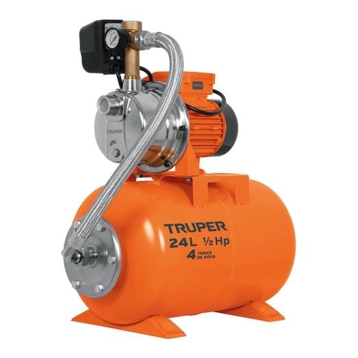SISTEMA HIDRO. JET 1/2HP TANQUE 24LT. TRUPER 10077