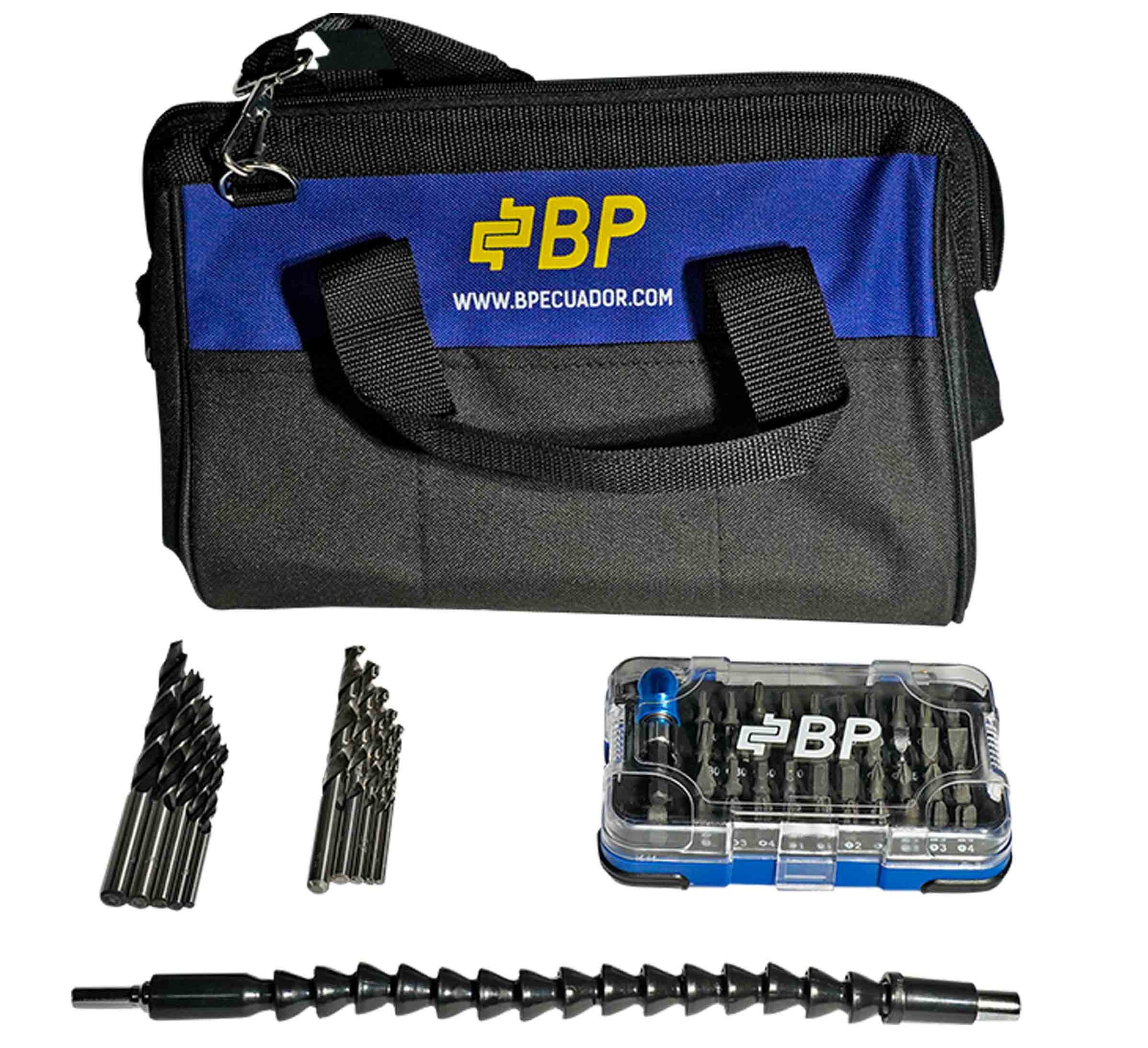 Bp kit taladro y atornillador industrial brushless | 20v/2.0ah