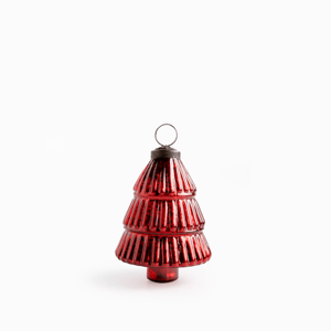 Árbol colgante líneas rojo 10cm