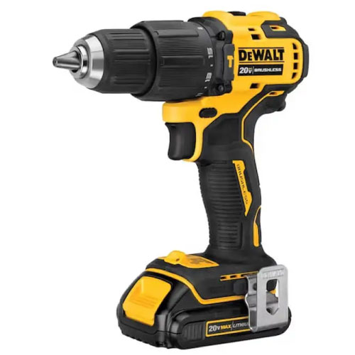 TALADRO PERCUT. INALAMBRICO 1/2"-20V ION LIT+2BAT DEWALT DCD709D2