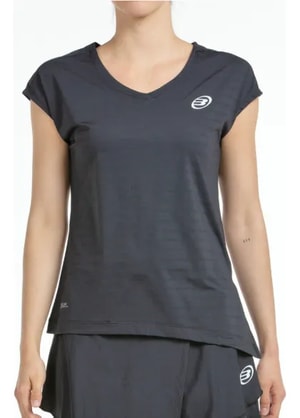 CAMISETA BULLPADEL ADOROS NEGRO