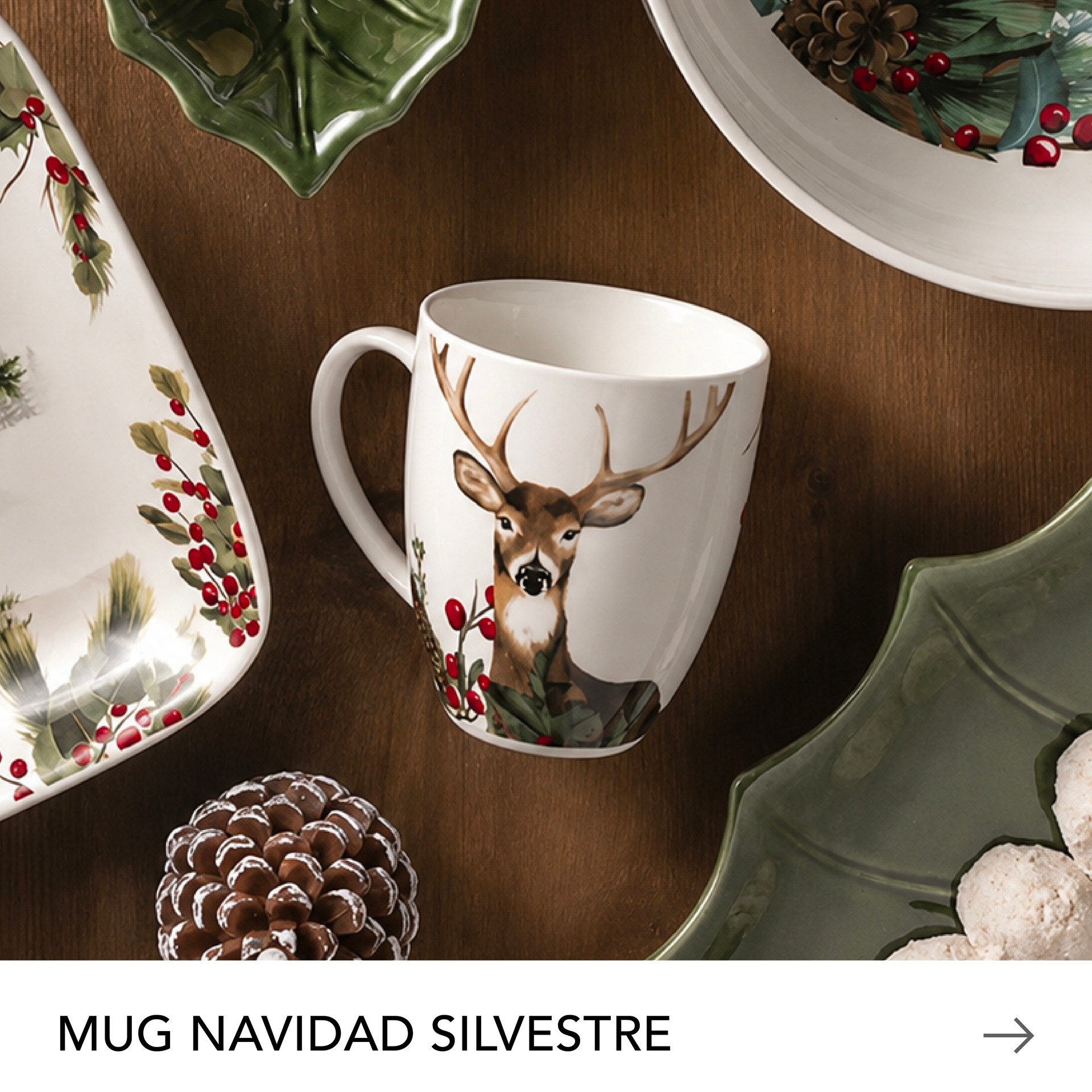 MUG NAVIDAD SILVESTRE