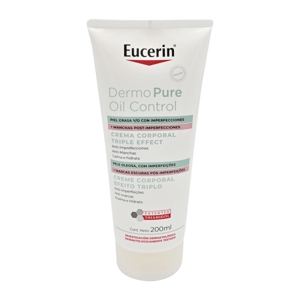 Eucerin Crema Corporal Dermo Pure Oil Control Triple Effect *200Ml