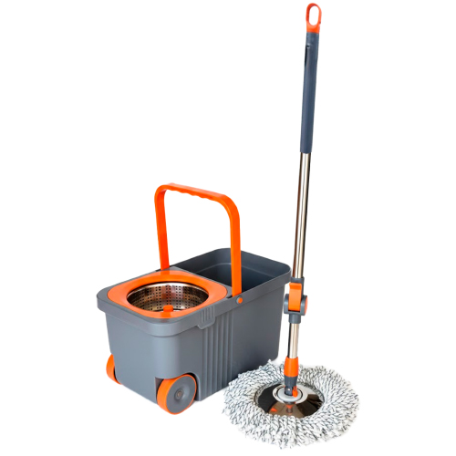 TRAPEADOR GIRATORIO 360° Y BALDE ESCURRIDOR ELITEMSO33