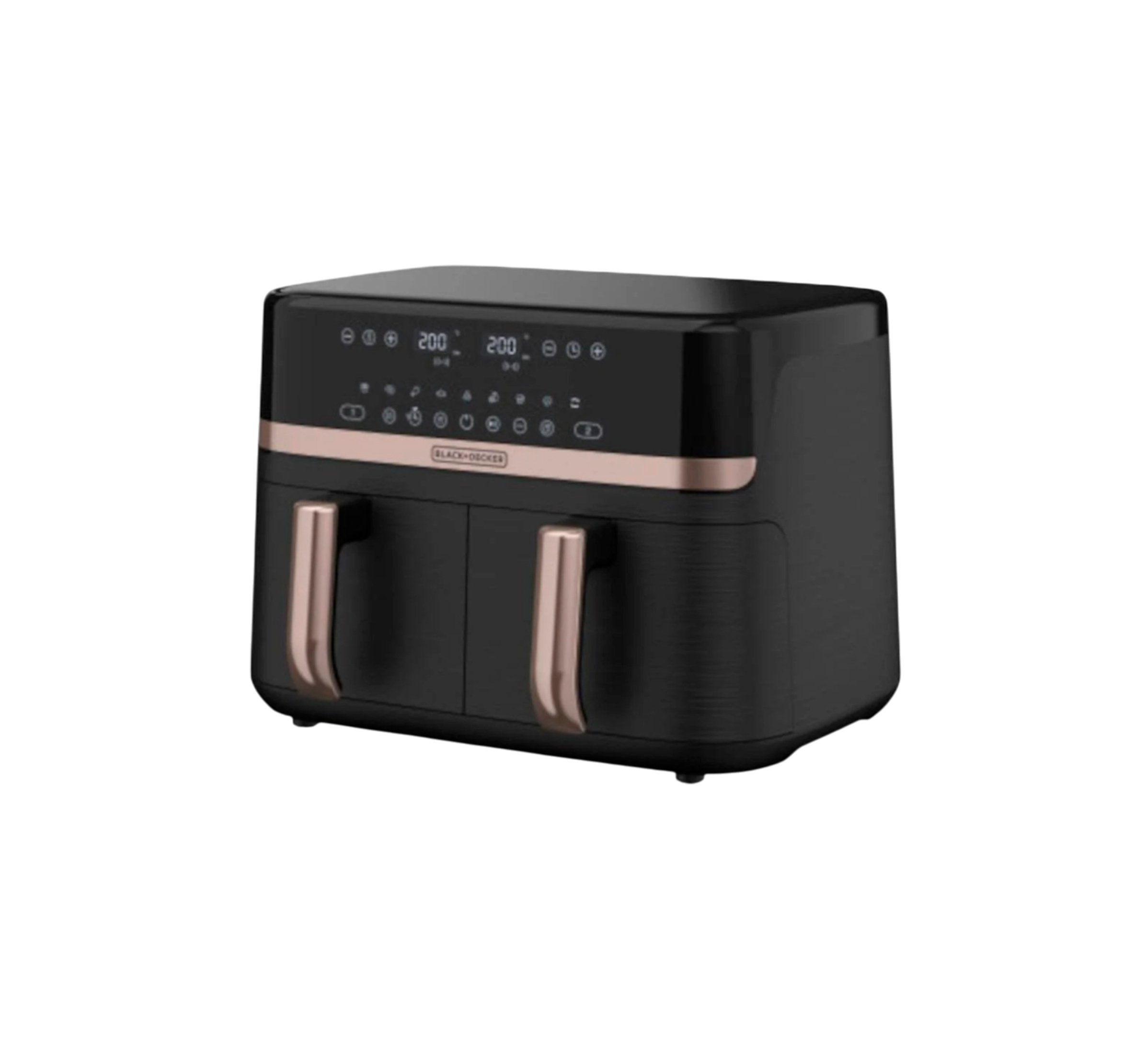 Black & Decker Freidora de aire de 9 lts - 2 canastas