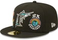 5950 NEW ERA FLORIDA MARLINS GROOVY BLACK 7 1/2