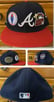 5950 Atlanta Braves Parches Navi Rojo