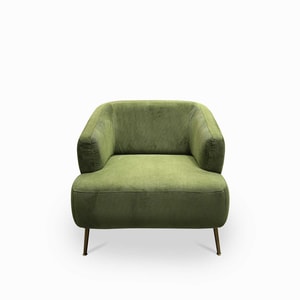 Poltrona Logan verde oliva