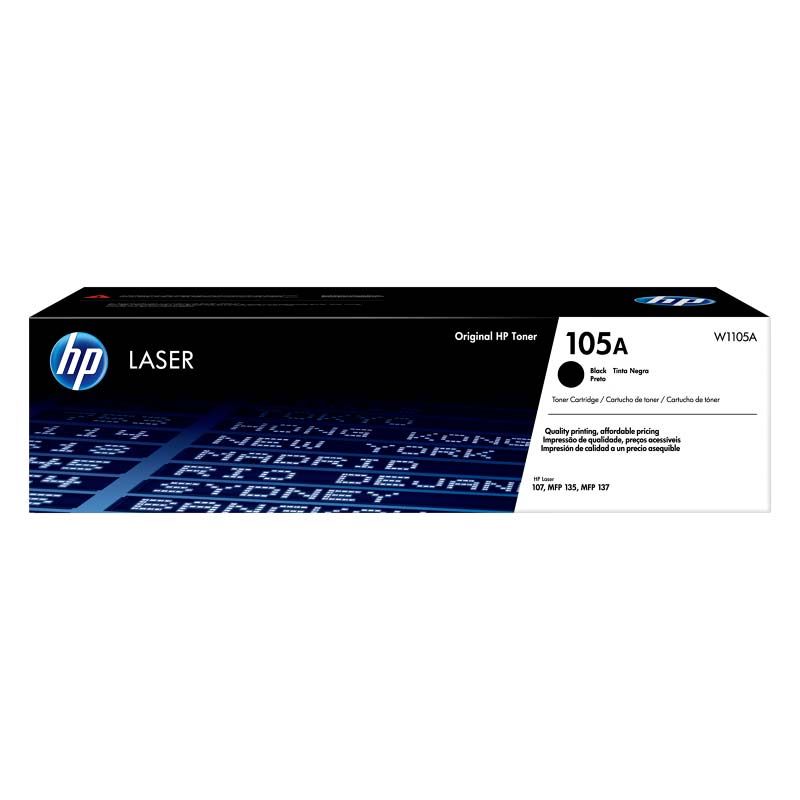 TONER HPINC 105A NEGRO LASERJET 107 108 133PN 135 1000 PAG W1105A