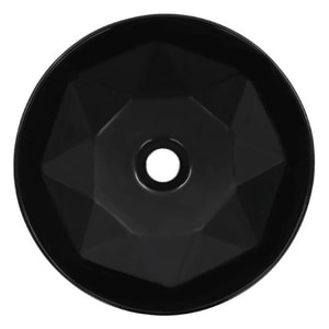LAVABO REDONDO NEGRO MATE 410X410X150MM 4GNT111