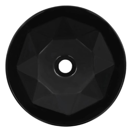 LAVABO REDONDO NEGRO MATE 410X410X150MM 4GNT111
