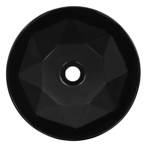LAVABO REDONDO NEGRO MATE 410X410X150MM 4GNT111