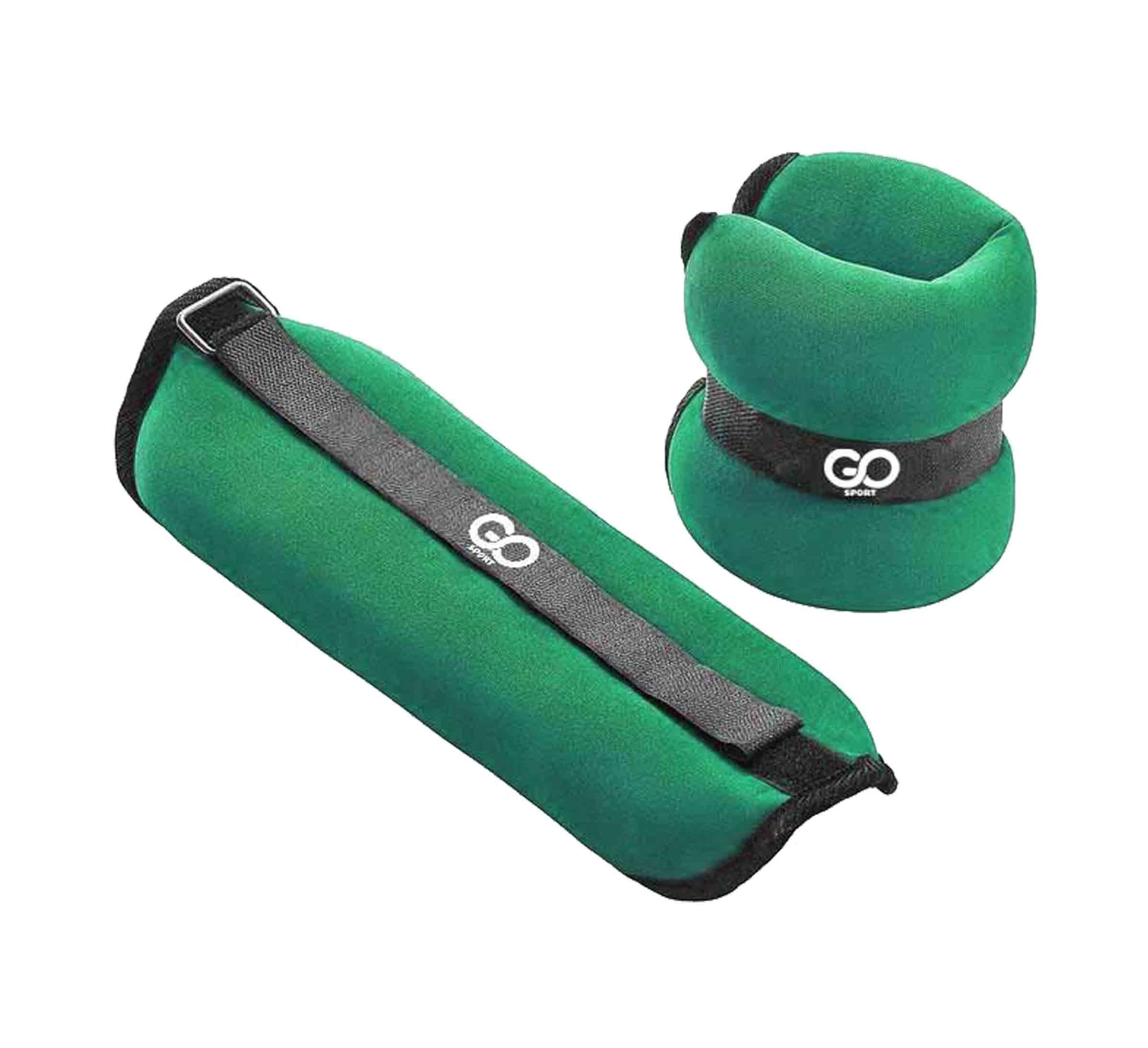 Yanre pesas para muñeca y tobillo verde