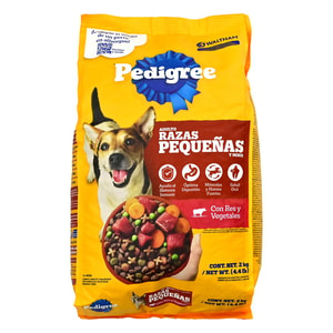 Pedigree Alimento Seco Perro Adulto Raza Pequeñas *2Kg