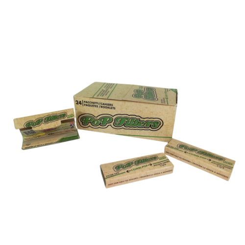 Paper Pop Filters orgánico con filtros