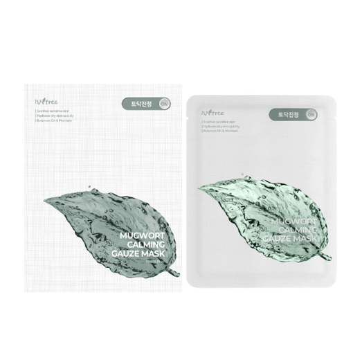 Isntree Mask Face Gauze Calming Mugwort 23 g 10 Unidades