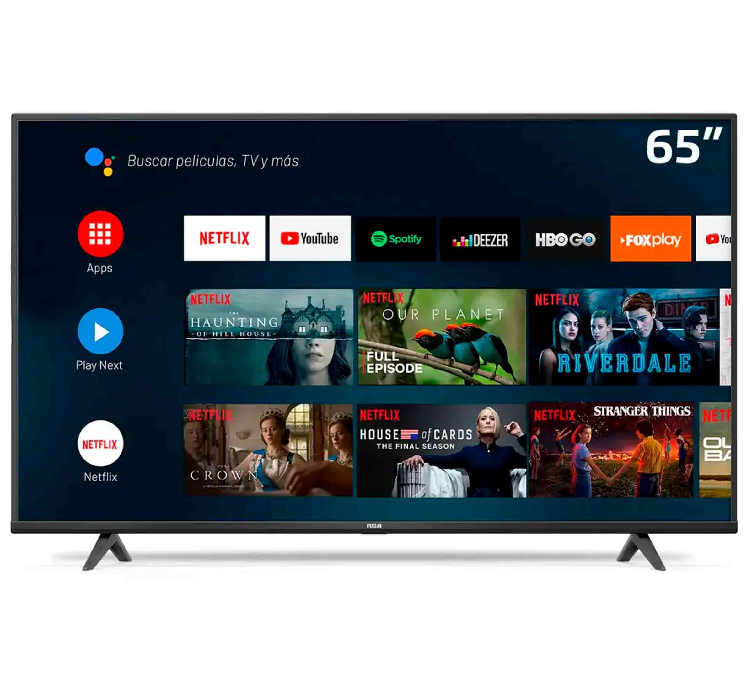 RCA Smart TV 65″ UHD HDR Google Tv