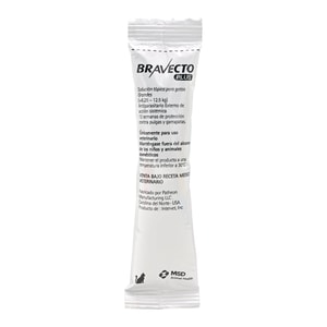 Bravecto Antiparasitario Plus 6.25-12.5Kg Gato *1