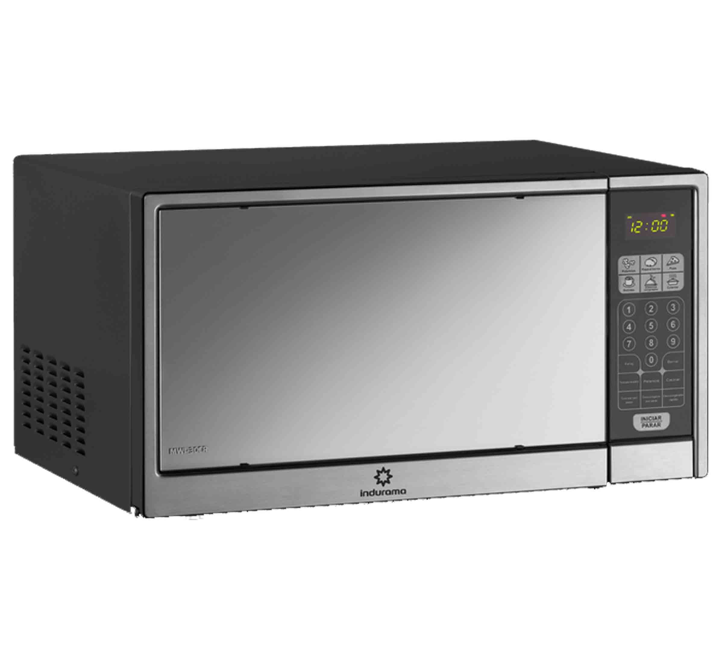 Indurama Microondas 30 Lt Puerta vidrio espejo
