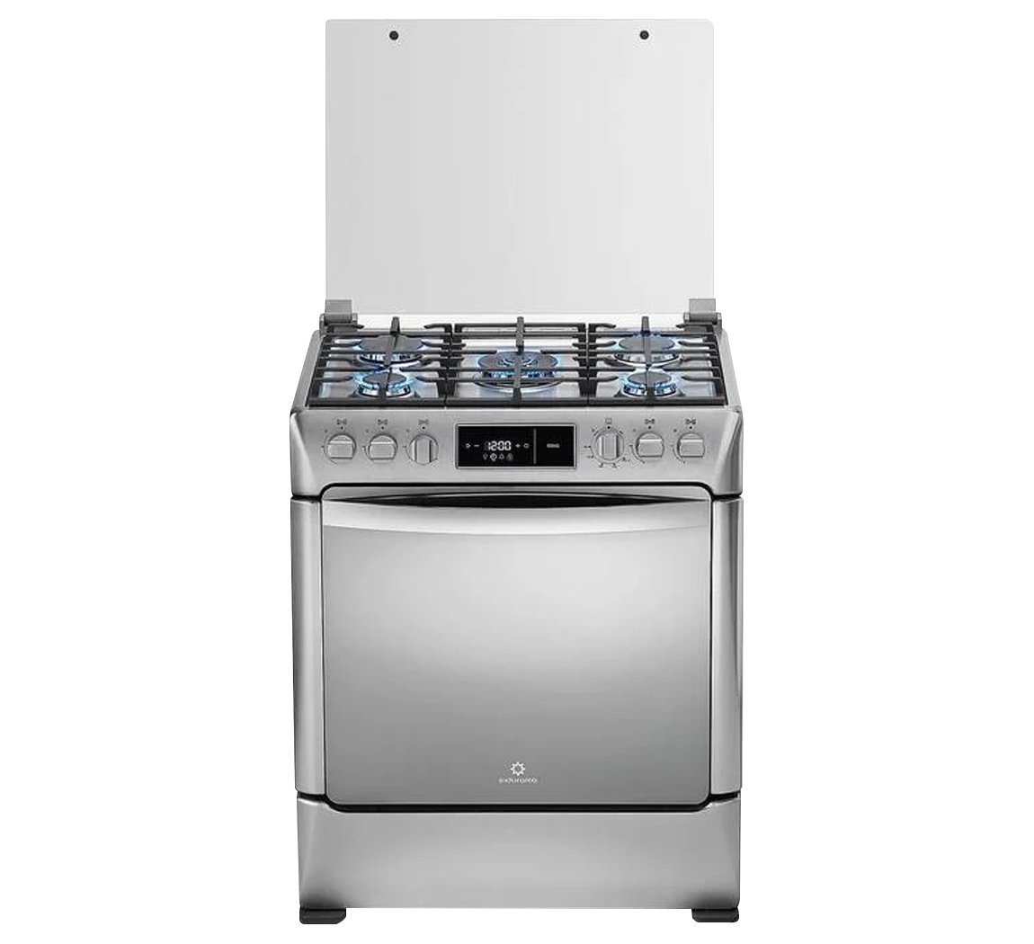 Indurama Cocina Roma Zafiro 5 Quemadores Acero Inoxidable