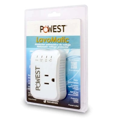 PROTECTOR DE VOLTAJE LAVAMATIC POWEST A 120V NPRLAV-7258