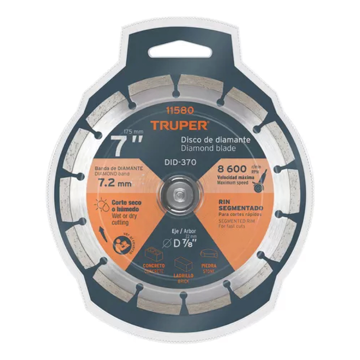 DISCO DE CORTE DIAMANTADO SEGMENTADO 14 PULGADAS 350MM KODIAK K5355S (1 PIEZA