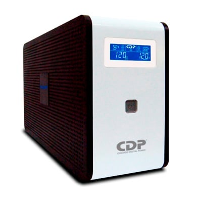 UPS CDP R-SMART1210 INTERACTIVO 1200VA-720W 110V-120V 10 TOMAS 5-AVR 5-SP RJ11-RJ45 PANTALLA LCD