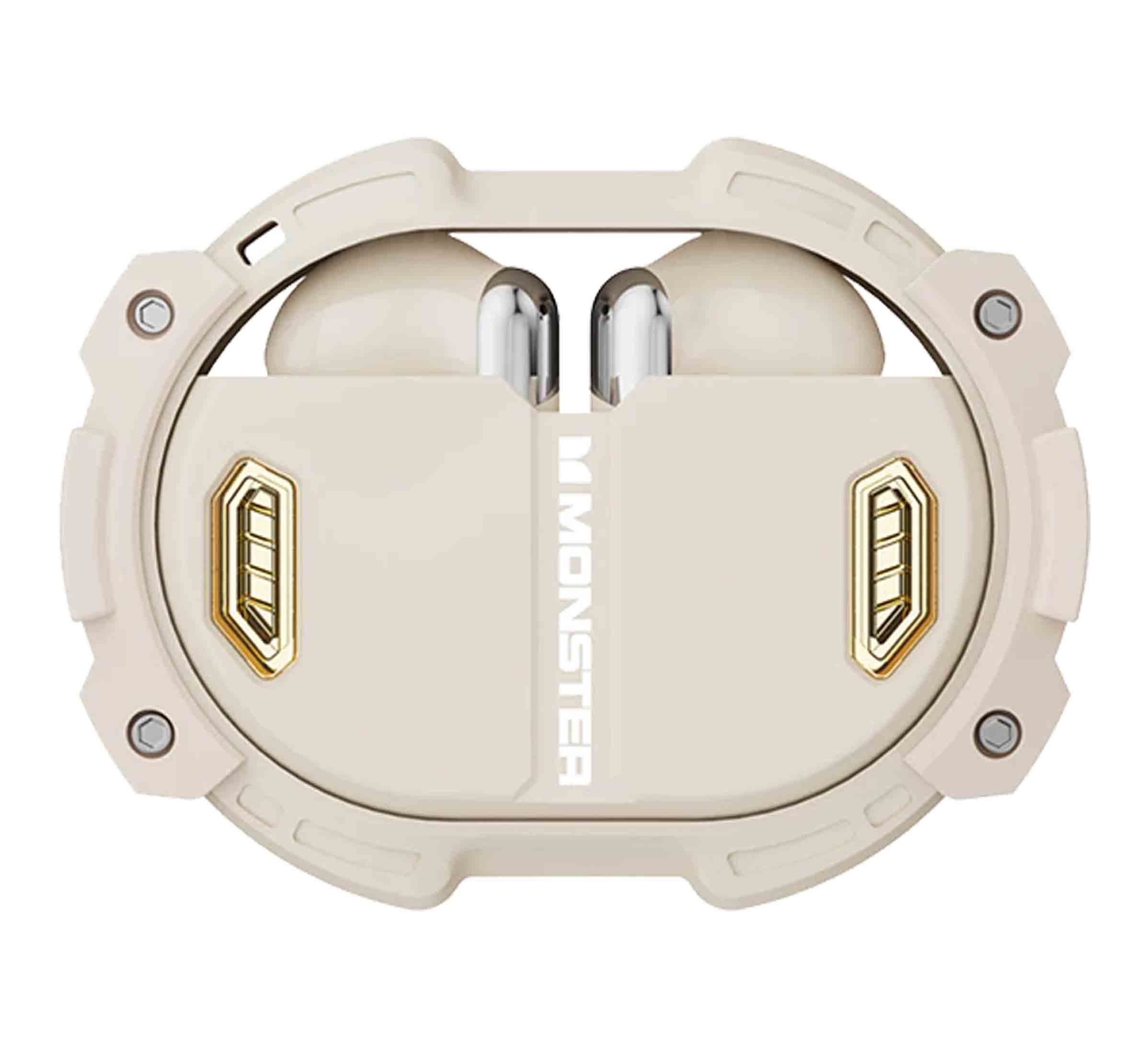 Monster  audifonos XKt10 PRO color BEIGE